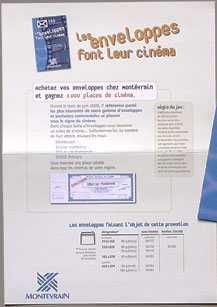 Mailing pour Montévrain 01