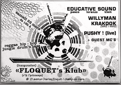 Flyer Floquet's Klub