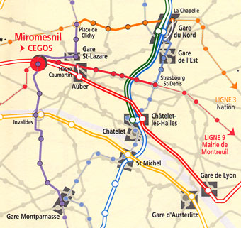 Plaquettes de bienvenue dans les centres parisiens de formation Cegos 04