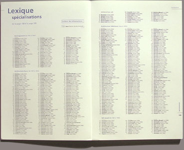 Annuaire des anciens élèves et catalogue des travaux d'étudiants de l’Ensad (sujet de diplôme) 08
