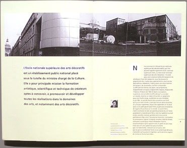 Annuaire des anciens élèves et catalogue des travaux d'étudiants de l’Ensad (sujet de diplôme) 13